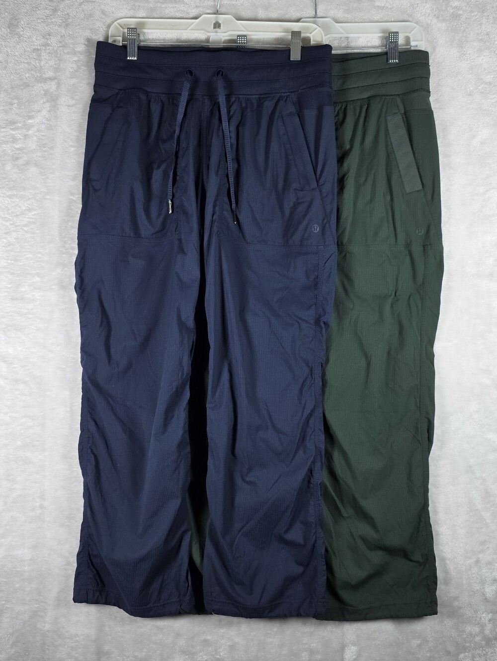 Lululemon Dance Studio Mid-Rise Lined Pants Green Blue Size 8 Short 28" Lot of 2
